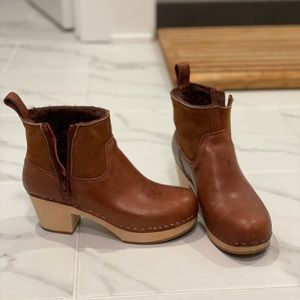 Swedish Hasbeen boots - size 37 - camel, brown, nature